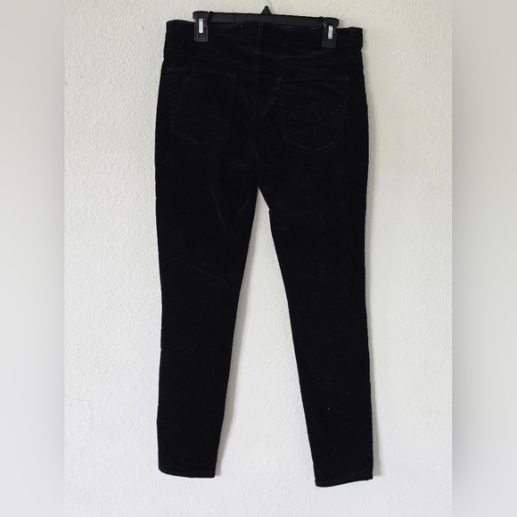 Gap Courdouy Pants Women's Black True Skinny Mid Rise Stretchy 32x29 - Picture 2 of 12